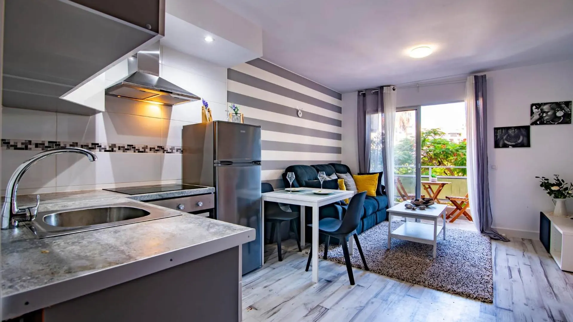 公寓 Los Cristianos - Sunset Cristian Playa - As De Casas